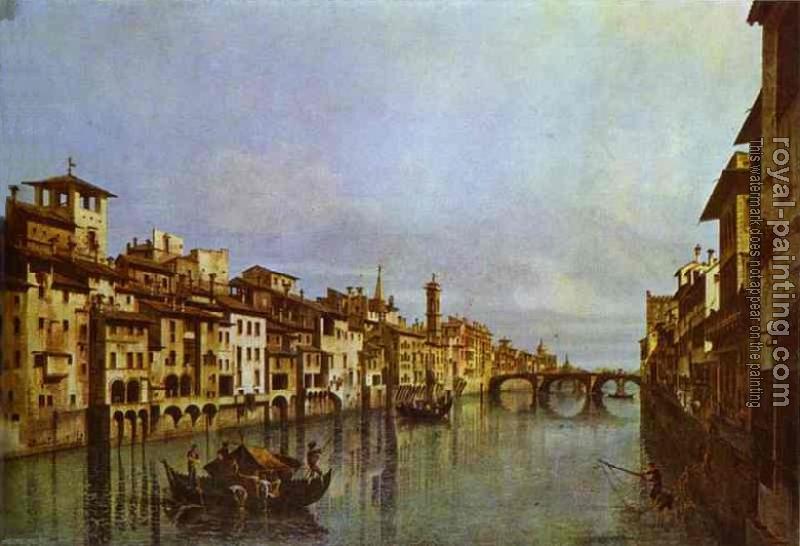 Bernardo Bellotto : Arno in Florence